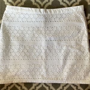 White Lace Skirt
